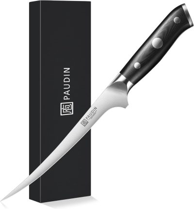 N10 Ultra Dark Premium,  7"Fillet Knife