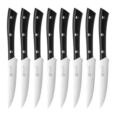 Paudin 8 Piece Serrated 4.5" Steak Knife Set